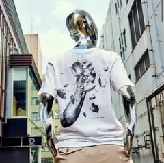 ニアイコールハートコアリメディ　アップサイクルTシャツ　crush apple