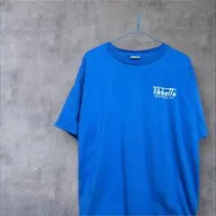 【FRUIT】Tibbett'sロゴTシャツ 青 ブルー XL 古着 海外