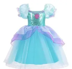 【100】プリンセスドレス キッズ コスプレ　ハロウィン　お姫様　七五三 新品
