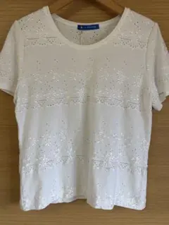 ＬＡ　ＪＯＣＯＮDＥ　　刺繍テイシャツ　白