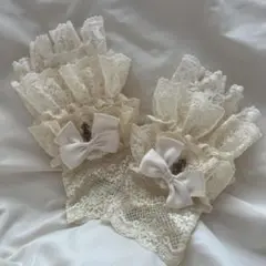 しまむら　くる実　レースグローブ　クラロリ