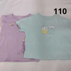 中古　ユニクロ　 ラプンツェル 　ちいかわサンリオ　Tシャツ 110サイズ