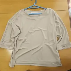 RACEA ベージュ 五分袖チュニック