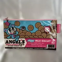 エンジェルブルー ポーチ ペンケース クッキー柄