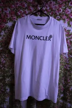 モンクレール MONCLER ホワイト ロゴ Tシャツ