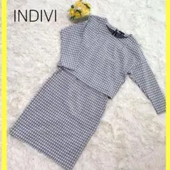 【希少デザイン✨】【ストレッチ】インディヴィ セットアップ L