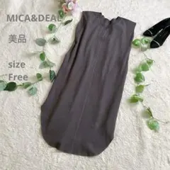 マイカ＆ディール 日本製2wayワッフルサーマルワンピース MICA&DEAL