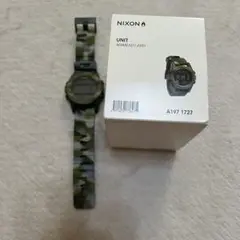 【中古】NIXON THE UNIT MARBLED CAM カモフラ 迷彩