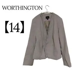 WORTHINGTON ベージュ ブレザー サイズ14