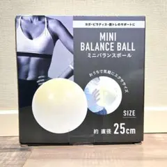 【新品・未使用】バランスボール 25cm イエロー ポンプ付き