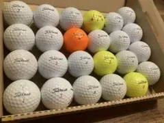 タイトリスト Titleist ロストボール ゴルフボール カラー　24球