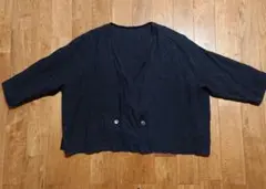 値下げ ネストローブ リネンカーデガン ボレロ