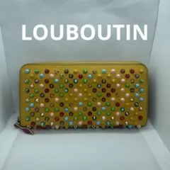 クリスチャン ルブタン イエロー マルチカラー 長財布