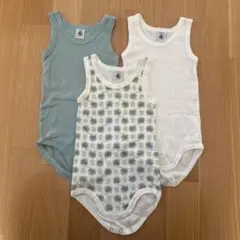 プチバトー　PETIT BATEAU半袖　肌着　 12m/74㎝　 3枚セット