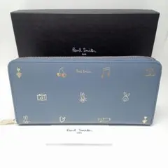 新品 ポールスミス 長財布 ラウンドファスナー ミックスドゥードゥル