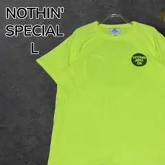 【入手困難】NOTHIN'SPECIAL Tシャツ イエロー L バックプリント