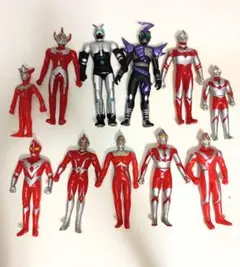 ウルトラマンシリーズ　ソフビ11体セット