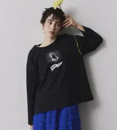 早割 manana suerte ヴィンテージライクイラストptロングスリーブT
