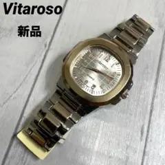 新品　腕時計　日本製ムーブメント　生活防水　男女兼用　シルバー　ピンクゴールド