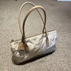 PRADA プラダ◆ボストン型バッグ ベージュ系