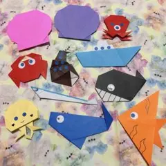 折り紙 ハンドメイド 海の生き物