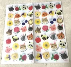 デコパージュペーパーハンドメイド用アニマルネコ猫パグうさぎハリネズミくま