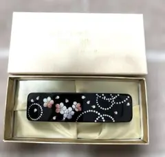 バレッタ　漆塗り