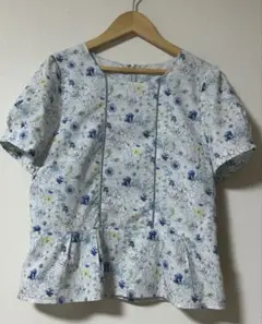 美品✨Aylesbury リバティーブラウス ペプラム　11号