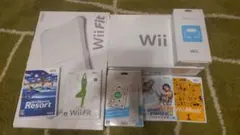 【動作確認済】Nintendo Wii本体 , Wii Fit, ソフト