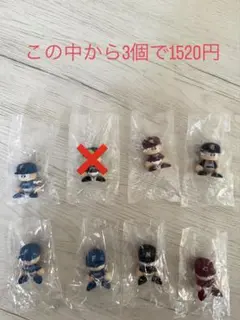 キャラクター型フィギュア 8個セット