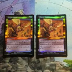 MTG　天使の盾　旧枠　foil　英語2枚まとめ売り