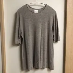 わざわざオリジナル リネンのTシャツ モカ サイズ4 メンズ レディース