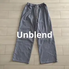 Unblend ストライプ ルーズ イージーパンツ