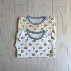 子供 男の子 長袖肌着 100センチ 2枚セットまとめ売り