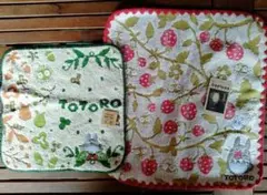 2枚セット！　となりのトトロ　ハンカチタオル　2枚　刺繍　831