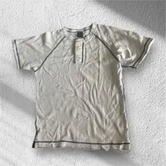 00s archive オールドユニクロ　ヘンリーネックTシャツグレーM y2k