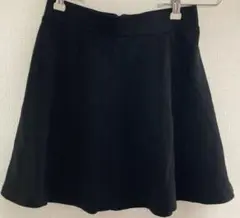 H&M エイチアンドエム ブラック フレア ミニスカート S