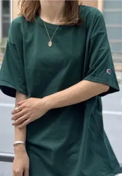 グリーン♫ダボTシャツ