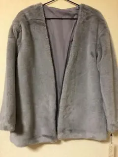 新品☆グレイル☆エコファー☆コート☆グレージュ☆ジャケット