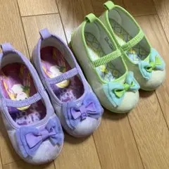 ディズニープリンセス　靴　17センチ　2足