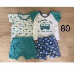 半袖　パジャマ　上下　セット　男の子　夏　80
