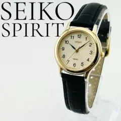 【希少品 新品電池】2929 SEIKO SPIRIT 腕時計　ゴールド 金色