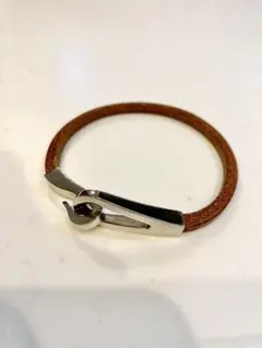 エルメス　ジャンボジェット　シルバー　ブラウン 611844_2.jpg