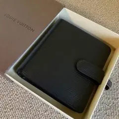 正規品⭐️美品⭐️ルイヴィトン　モノグラム エピ　パープルブルー　財布　二つ折り　黒