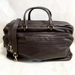 美品✨ バリー ボストンバッグ 2way オールレザー トラベルバッグ 茶