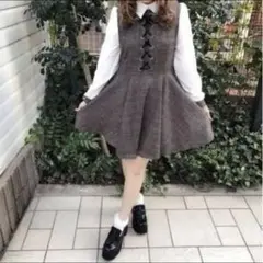 グレンチェックワンピース