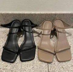 【美品】アミアミ ストラップサンダル S 2色 セット
