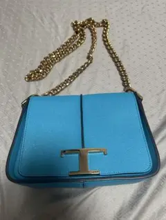 TODS ショルダーバッグ Tロゴ