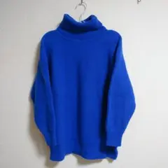BEAMS BOY 7ゲージ ミリタリー タートルネック ニット