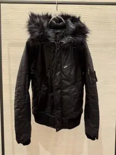 00s civarize fur coated N-2B blouson y2k